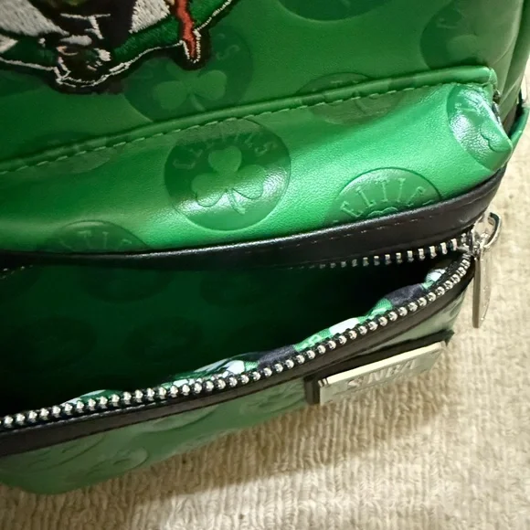 Boston Celtics NBA Basketball Mini Loungefly Green Backpack BRAND NEW - Picture 5 of 9